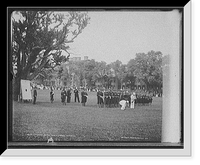 Historic Framed Print, Company inspection, U.S. Naval Academy - 2,  17-7/8" x 21-7/8"