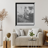 Historic Framed Print, Workmen in the cemetery [Necropolis Cristobal Colon],Havana,  17-7/8" x 21-7/8"