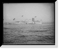 Steamer Priscilla, Fall River Line Classic, Vintage Poster