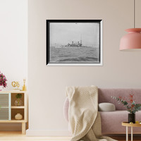 Historic Framed Print, U.S.S. Indiana - 15,  17-7/8" x 21-7/8"
