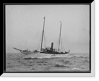 Historic Framed Print, Steam yacht North Star,  17-7/8" x 21-7/8"
