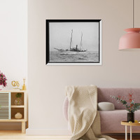 Historic Framed Print, Steam yacht North Star,  17-7/8" x 21-7/8"