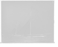 Historic Framed Print, Reliance and Shamrock III maneuvering for the start, Aug. 25, 1903,  17-7/8" x 21-7/8"