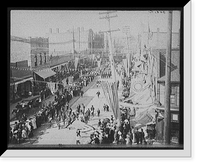 Historic Framed Print, Land parade, Saint Mary's [i.e. Sault Sainte Marie] Canal celebration,  17-7/8" x 21-7/8"