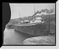 Historic Framed Print, Str. Pere Marquette at Hancock, Mich.,  17-7/8" x 21-7/8"