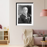 Historic Framed Print, Gen. Manuel Gonzales Cosio, Sec. of War and Marine F.L. Clarke,  17-7/8" x 21-7/8"