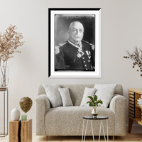 Historic Framed Print, Gen. Manuel Gonzales Cosio, Sec. of War and Marine F.L. Clarke,  17-7/8" x 21-7/8"