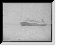 Historic Framed Print, S.S. Octorara trial trip, Apr. 23, 1910,  17-7/8" x 21-7/8"