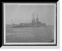 Historic Framed Print, U.S.S. Florida, quarter view,  17-7/8" x 21-7/8"