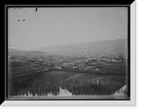 Historic Framed Print, [Latin American townscape in valley] - 2,  17-7/8" x 21-7/8"