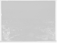 Historic Framed Print, [Latin American cityscape in valley],  17-7/8" x 21-7/8"