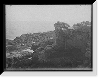 Historic Framed Print, [Devil's fireplace and kitchen, York Beach, Me.],  17-7/8" x 21-7/8"