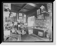 Historic Framed Print, Interior, El Unico, St. Augustine, Fla.,  17-7/8" x 21-7/8"