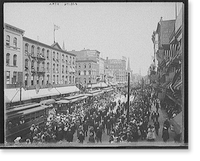 Labor Day parade, Main Street, Buffalo, N.Y, Vintage Poster