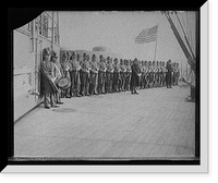 Historic Framed Print, Marines, U.S.S. New York,  17-7/8" x 21-7/8" Historic Framed Print, Marines, U.S.S. New York,  17-7/8" x 21-7/8"