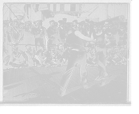 Sports on the New York, Antique Print