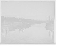 Steamer on Black River, Pt. Huron, Antique Poster