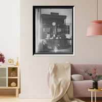 Historic Framed Print, [The Clock, Brooklyn Navy Yard],  17-7/8" x 21-7/8"