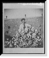 Historic Framed Print, [Heap of bones in the cemetery, Necropolis Cristobal Colon, Havana] - 2,  17-7/8" x 21-7/8"
