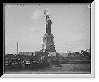 Historic Framed Print, [New York, N.Y., Harbor, Statue of Liberty (Profile)],  17-7/8" x 21-7/8"