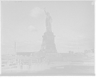 Historic Framed Print, [New York, N.Y., Harbor, Statue of Liberty (Profile)],  17-7/8" x 21-7/8"