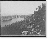 Lake Mohonk Mountain House, N.Y., from near Sky Top, Vintage Print