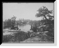 Lake Mohonk Mountain House, N.Y., from near trail to Sky Top, Antique Print