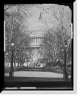 Historic Framed Print, [The United States Capitol, near view from south west, Washington, D.C.],  17-7/8" x 21-7/8"