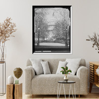Historic Framed Print, [The United States Capitol, near view from south west, Washington, D.C.],  17-7/8" x 21-7/8"