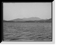 Lower Saranac Lake from Shingle Bay Point, Adirondack Mts., N.Y, Historic Print
