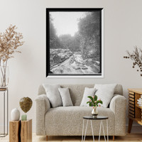 Historic Framed Print, Pulpit Rock, Ausable Chasm,  17-7/8" x 21-7/8" Historic Framed Print, Pulpit Rock, Ausable Chasm,  17-7/8" x 21-7/8"