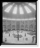 The atrium, West Baden Springs Hotel, West Baden, Indiana - 2, Antique Wall Art