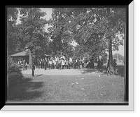 Historic Framed Print, [Children's playground, Belle Isle Park, Detroit, Mich.],  17-7/8" x 21-7/8"