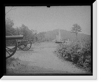 Historic Framed Print, [Round Top from Haslett's battery, Gettysburg, Pa.],  17-7/8" x 21-7/8"