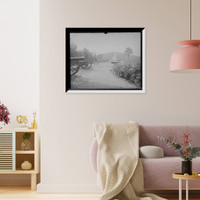 Historic Framed Print, [Round Top from Haslett's battery, Gettysburg, Pa.],  17-7/8" x 21-7/8"