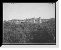 Historic Framed Print, [Lake Mohonk [Mountain] House from the west, Lake Mohonk, N.Y.],  17-7/8" x 21-7/8"