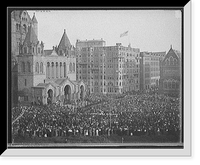 Historic Framed Print, [Boston, Mass., London Honorables entering Trinity Church],  17-7/8" x 21-7/8"