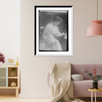 Historic Framed Print, Mme. (Florence) Ali Kuli Khan (Moraven-es-Sultana) seated,  17-7/8" x 21-7/8"