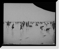 On the beach, Atlantic City, N.J. - 6, Vintage Wall Art