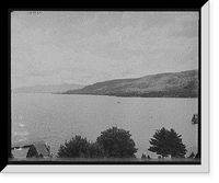 French Mount from Fort William Henry Hotel, Lake George, N.Y. Classic, Historic Reproduction