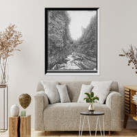 Up from Hyde's Cave, Ausable Chasm, N.Y, Historic Reproduction