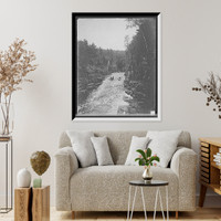 Historic Framed Print, [Running the rapids, high water, Ausable Chasm, N.Y.] - 2,  17-7/8" x 21-7/8"