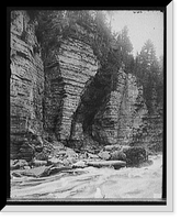 Historic Framed Print, [Elephant's Head, Ausable Chasm, N.Y.],  17-7/8" x 21-7/8"