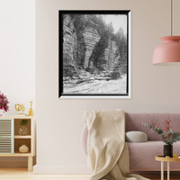 Historic Framed Print, [Elephant's Head, Ausable Chasm, N.Y.],  17-7/8" x 21-7/8"