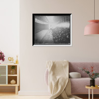 Historic Framed Print, [Interior of jai alai hall, Havana, Cuba],  17-7/8" x 21-7/8"