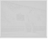 Historic Framed Print, [Execution wall in Cabanas, Havana, Cuba],  17-7/8" x 21-7/8"