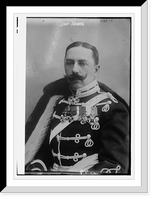 Historic Framed Print, Don Jaime in uniform,  17-7/8" x 21-7/8"