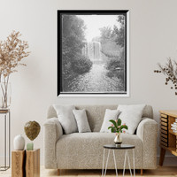 Historic Framed Print, [Minnehaha Falls from below, Minnesota],  17-7/8" x 21-7/8"