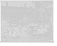 Historic Framed Print, [In the court of Ponce de Leon, St. Augustine, Florida],  17-7/8" x 21-7/8"