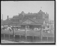 Government dock, Old Point Comfort, Virginia, Antique Wall Art